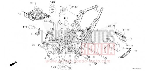 CARROSSERIE DE CHASSIS ADV750R de 2024